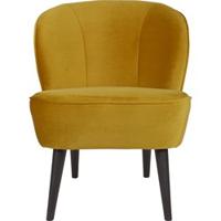 WOOOD Sara fauteuil fluweel Oker - thumbnail