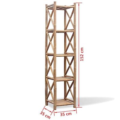 Rek bamboe vijf lagen