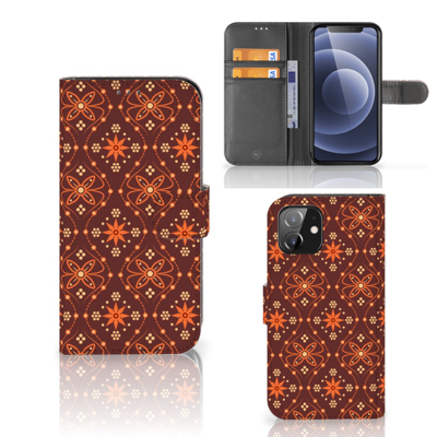 iPhone 12 | 12 Pro (6.1") | Telefoon Hoesje | Batik Brown