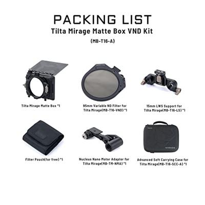 Tilta MB-T16-A Mirage Matte Box met VND