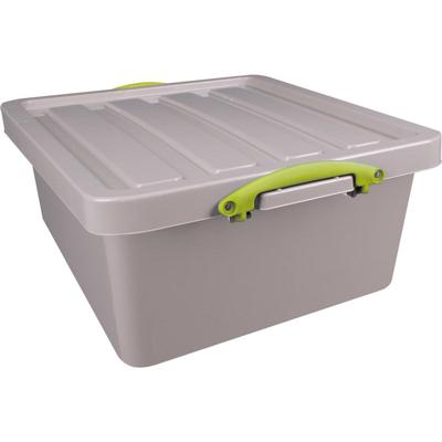 Really Useful Box Recycled opbergdoos 31,5 l, nestbaar, grijs Really Useful Box Recycled opbergdoos 31,5 l, nestbaar, grijs