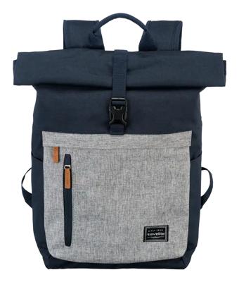 Basics Rollup Backpack Navy/Grey Basics Rollup Backpack Navy/Grey
