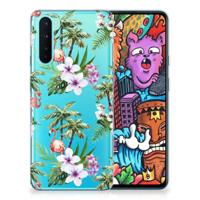 OnePlus Nord | TPU Hoesje | Flamingo Palms - thumbnail