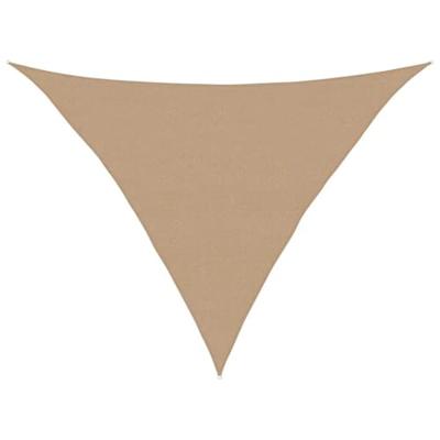 VidaXL Zonnezeil 160 g/m² 5x5x6 m hdpe taupe