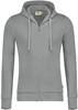 Hakro 605 Hooded sweat jacket Premium - Mottled Grey - XL Hakro 605 Hooded sweat jacket Premium - Mottled Grey - XL