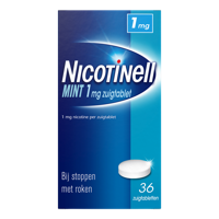 Nicotinell Zuigtablet Mint 1 mg - voor stoppen met roken - thumbnail