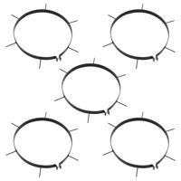 Beluchtingsklemmen 5 st met spikes Ø 30 cm ijzer - thumbnail