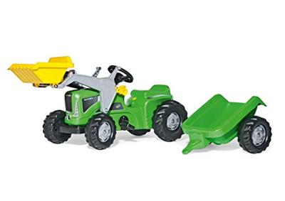 Rolly Toys traptractor RollyKiddy Futura groen/zwart