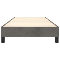 Boxspringframe fluweel donkergrijs 90x190 cm - thumbnail