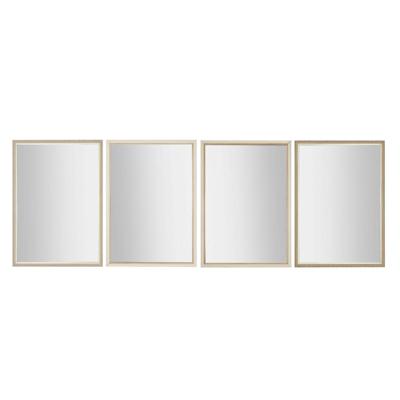 Wandspiegel Home ESPRIT Wit Bruin Beige Grijs 66 x 2 x 92 cm 70 x 2 x 97 cm (4 Stuks) Wandspiegel Home ESPRIT Wit Bruin Beige Grijs 66 x 2 x 92 cm 70 x 2 x 97 cm (4 Stuks)