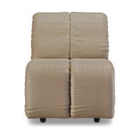 HKliving Wave bank middle small Pure Earth - thumbnail