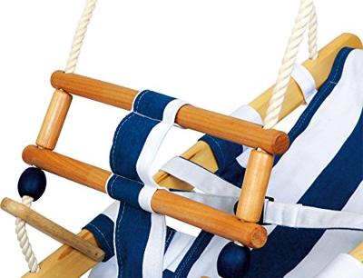 Small Foot - houten peuterschommel marineblauw, 120cm