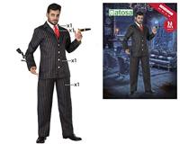 Kostuums voor Volwassenen Zwart M/L - thumbnail