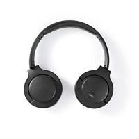 Nedis stereo on-ear Bluetooth hoofdtelefoon met microfoon en Active Noise Cancelling / zwart - thumbnail