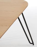 Kave Home Uitschuifbare Ovale Eettafel 'Novac' 140 - 220 x 90cm - thumbnail