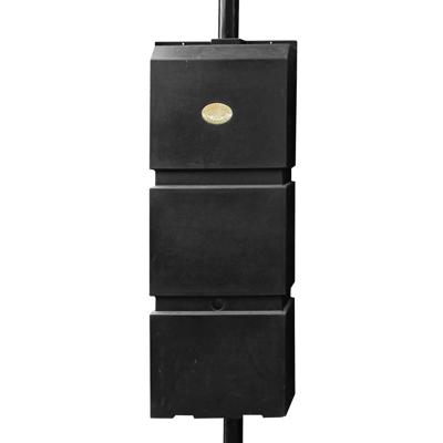 Wand regenton zwart 100L incl. plastic kraantje Prestige - Prestige