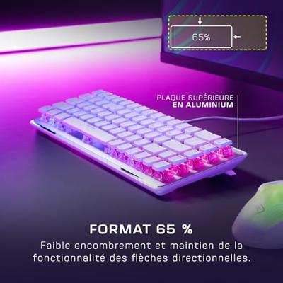 Turtle Beach® Vulcan II Mini draadloos optisch mechanisch gamingtoetsenbord - Wit