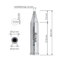 Ersa 102 CD LF 16 Soldeerpunt Beitelvorm, recht Grootte soldeerpunt 1.6 mm Inhoud: 1 stuk(s) - thumbnail