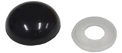 Connex afdekkap tweedelig 14st zw - ky3180101