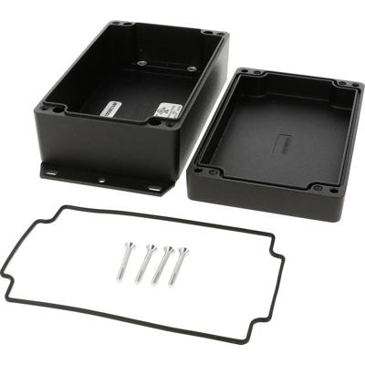 Hammond Electronics 1550Z116FBK Universele behuizing 161 x 100 x 60 Aluminium spuitgietwerk Zwart 1 stuk(s)