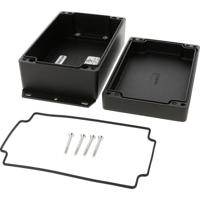 Hammond Electronics 1550Z116FBK Universele behuizing 161 x 100 x 60 Aluminium spuitgietwerk Zwart 1 stuk(s) - thumbnail