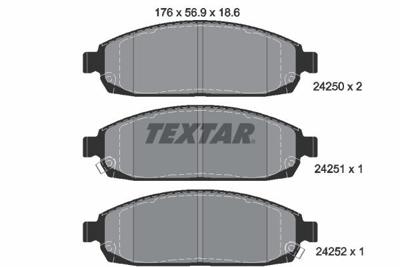 Remblokkenset, schijfrem 2425001
