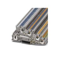Phoenix Contact 3213943 Installatie-etageklem 5.2 mm Push-Lock-veeraansluiting Grijs 50 stuk(s) - thumbnail