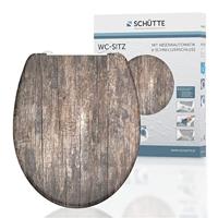 Schutte Duroplast WC-bril OLD WOOD met soft-close en quick-release
 82368 - thumbnail