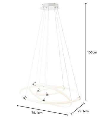 Brilliant Design hanglampPoolen Ø 150cm - G99915/15