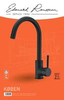 ROUSSEAU Keukenmengkraan Køben - Zonder handdouche - Zwart - thumbnail