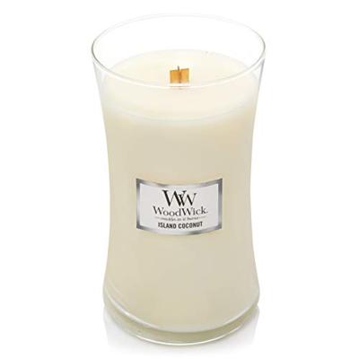 Woodwick Island Coconut Large Candle