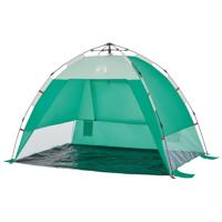 VidaXL Strandtent 2-persoons waterdicht snelontgrendeling zeegroen - thumbnail