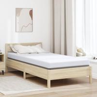 VidaXL Matrastopper wit 90 x 200 cm jacquard stof - thumbnail