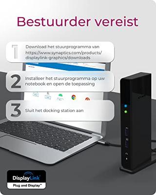 ICY BOX ib-dk2251ac dockingstation (zwart)
