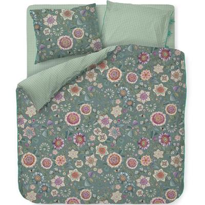 Pip Studio Pip Studio Dekbedovertrek Viva Las Flores Green 240x200/220 cm