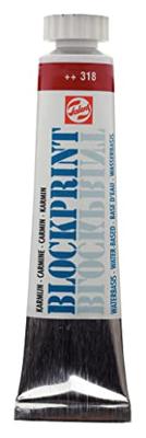 Talens blockprint tube 20ml karmijn 318