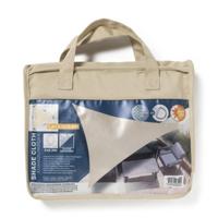 Zonnetent Lifetime Crème Driehoekig 3,6 x 3,6 x 3,6 m - thumbnail