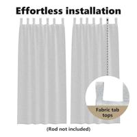 VidaXL Voile gordijn 2 pcs lichtgrijs 245 x 140 cm polyester - thumbnail