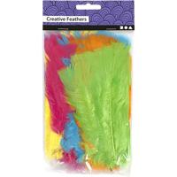 Creativ Company Veren, l: 11-17 cm, diverse kleuren, 18 bol/ 1 doos - thumbnail