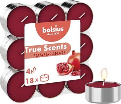 Bolsius Geurtheelicht 4 uur Pomegranate - 18 stuks
