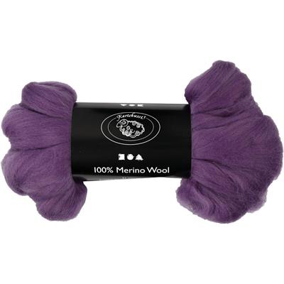 Creativ Company Merino wol, dikte 21 my, violet, 100 gr/ 1 doos