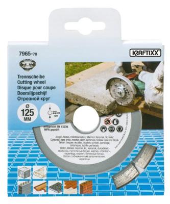 kwb 796570 Diamanten doorslijpschijf Diameter 125 mm Boordiameter 22 mm 1 stuk(s) kwb 796570 Diamanten doorslijpschijf Diameter 125 mm Boordiameter 22 mm 1 stuk(s)