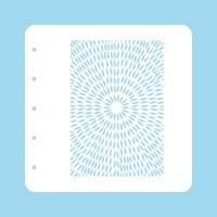 Nellie's Choice • various a6 stencil burst - thumbnail