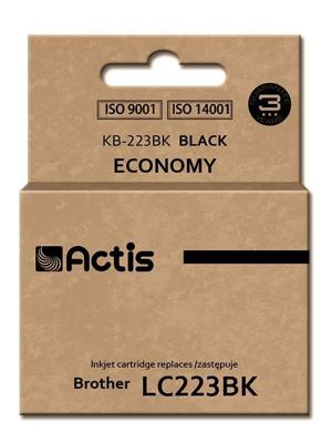 Actis KB-223Bk inkt (vervangt Brother LC223BK; Standaard; 16 ml; zwart)