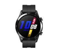 Watch GT 2 - Smartwatch - 46 mm - zwart roestvrij staal - smart watch met riem - fluoroelastomeer - matte black - thumbnail