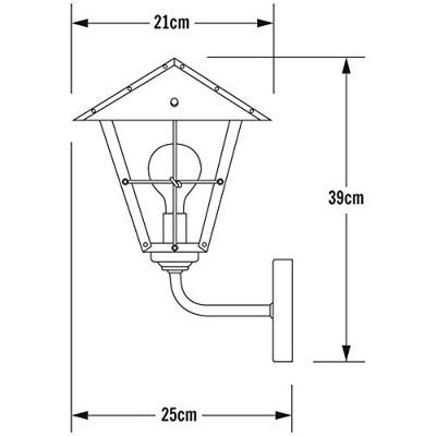 Wandlamp new Fenix Koper 438-900