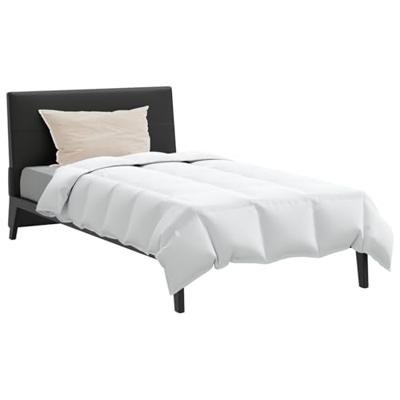 Dekbed Set met kussen 2 pcs Wit 140 x 220 cm Dons