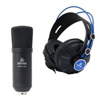 Devine M-Mic USB BK + Devine Pro 3000 hoofdtelefoon - thumbnail