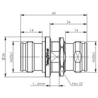 4.3-10 Koppeling vrouwelijk/vrouwelijk - thumbnail