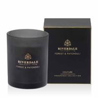 Riverdale Geurkaars Couture zwart Forest & Patchouli 10cm - thumbnail